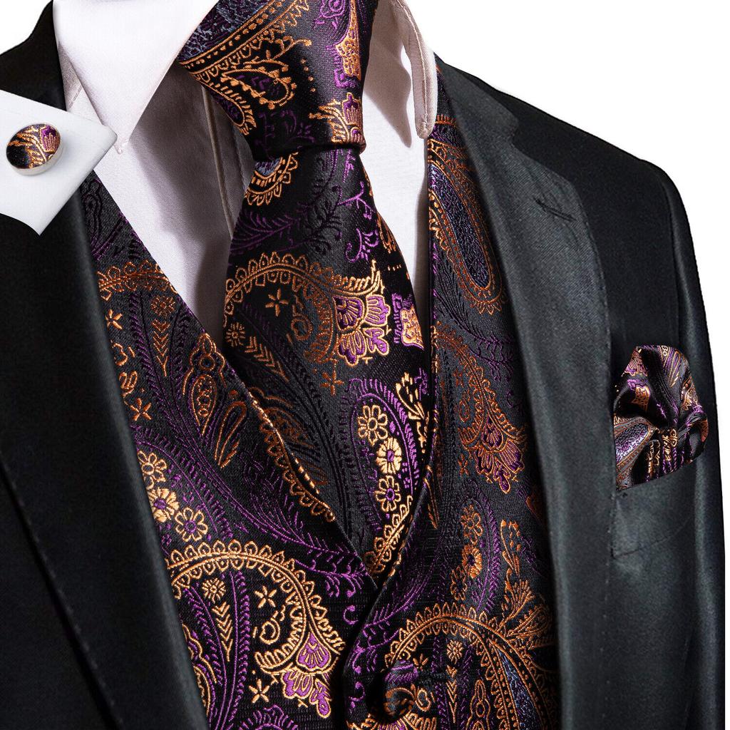 Зеленый Цветочный Мужской Жилет Рождественское Платье Жилет Костюм Ретро Смокинг Выпускного Вечера