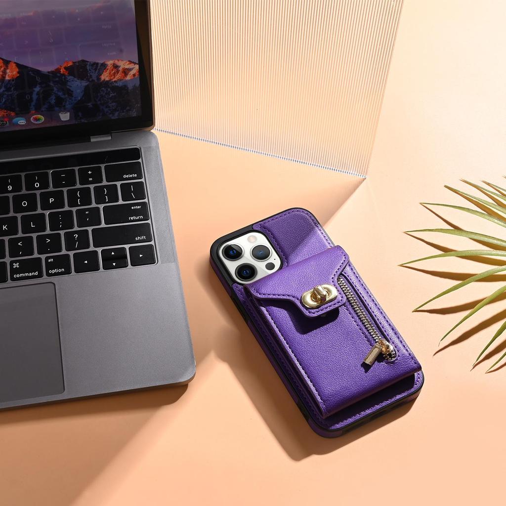 Чехол-гармошка для телефона Apple 15 14 13 ProMax с боковой молнией, диагональным шнурком и отделением для карт.