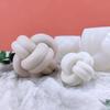 Новая силиконовая форма для свечи 'Узел крест-накрест', 3D, шпагат, сферическая, принадлежности для изготовления свечей, инструмент для литья мыла, гипса, эпоксидной смолы, ручной работы