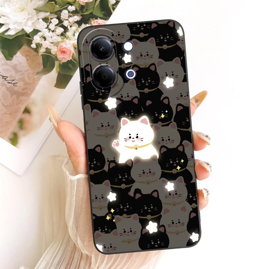 Для Vivo Y05 4G Чехол Милый Собака Панда Мультяшный Чехол Ударопрочный Мягкий ТПУ Чехол для Телефона Для Vivo Y11d Y 05 VivoY05 VivoY11d Fundas Сумки