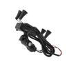 Motorcycle Phone Holder 5V 2A USB Port 360 Degree Rotation X Type Charger Bracket Navigation Stand