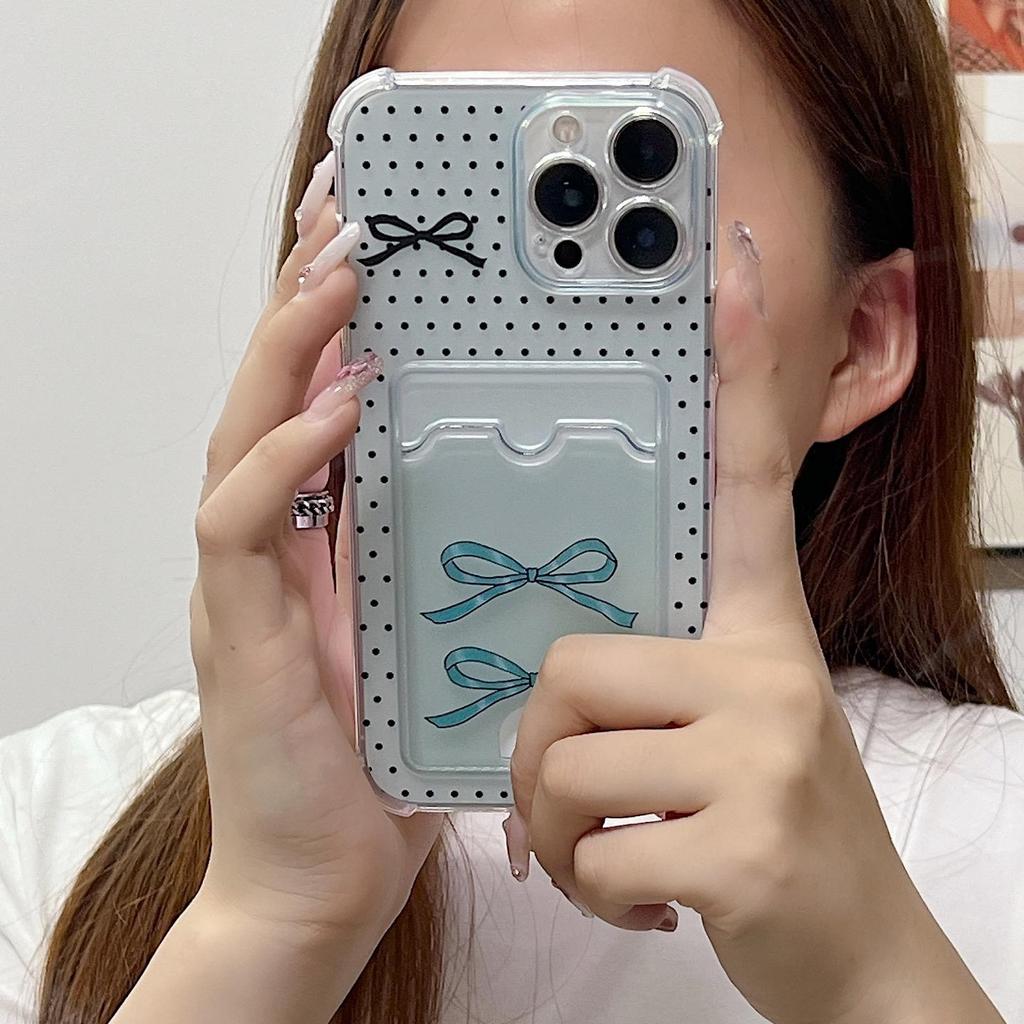 Силиконовый чехол-кошелек с карманом для карт для Xiaomi Redmi Note 13 14 Samsung A54 A24 A14 Oppo A78 A58 A38 Tecno Spark 10 Прозрачный бампер для телефона