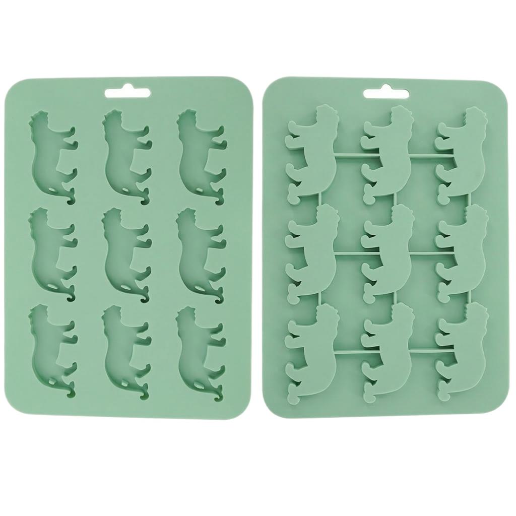 Animals Ice- Mold - Ocean Animals Turtle,Dolphins,Penguins,Silicone Mold For Baking Muffin Cake, Chocolate,Candy, Soap