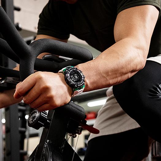 Casio Мужские часы G-SHOCK, смола, водостойкость 200 м, цифровые, ударопрочные, кварцевые, GBD-100SM-1A7
