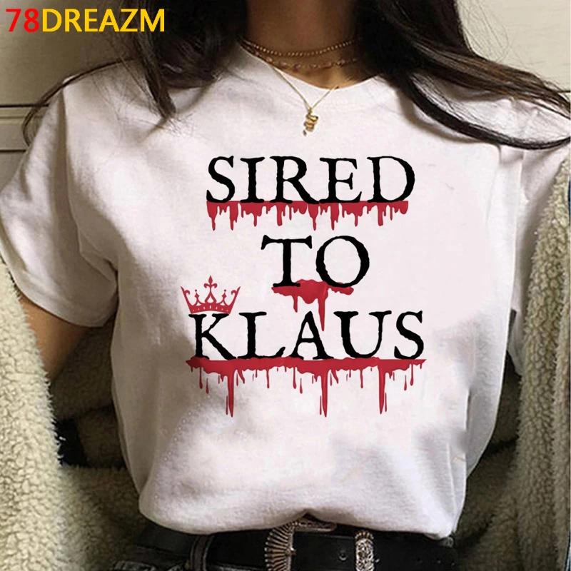 Футболка, вдохновленная сериалом «Дневники вампира», футболка «Дневники вампира» улззанг, повседневная эстетичная футболка, топ, футболки, унисекс-футболка