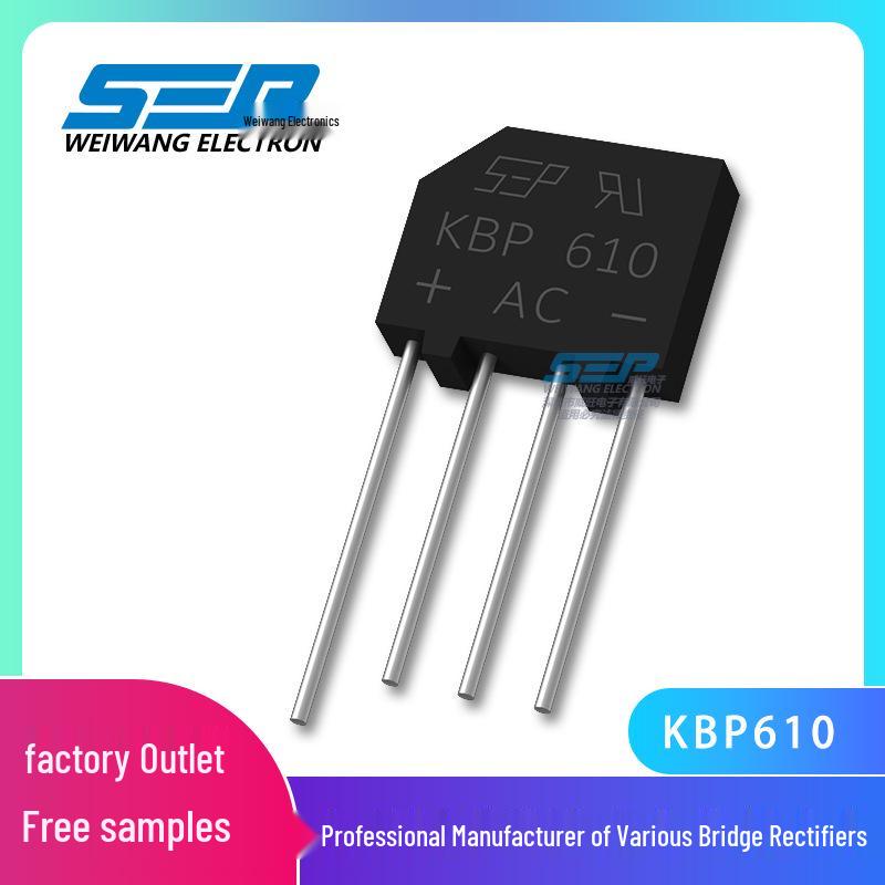 SEP Brand KBP610 6A 1000V Through-hole High Voltage Rectifier Bridge Stack