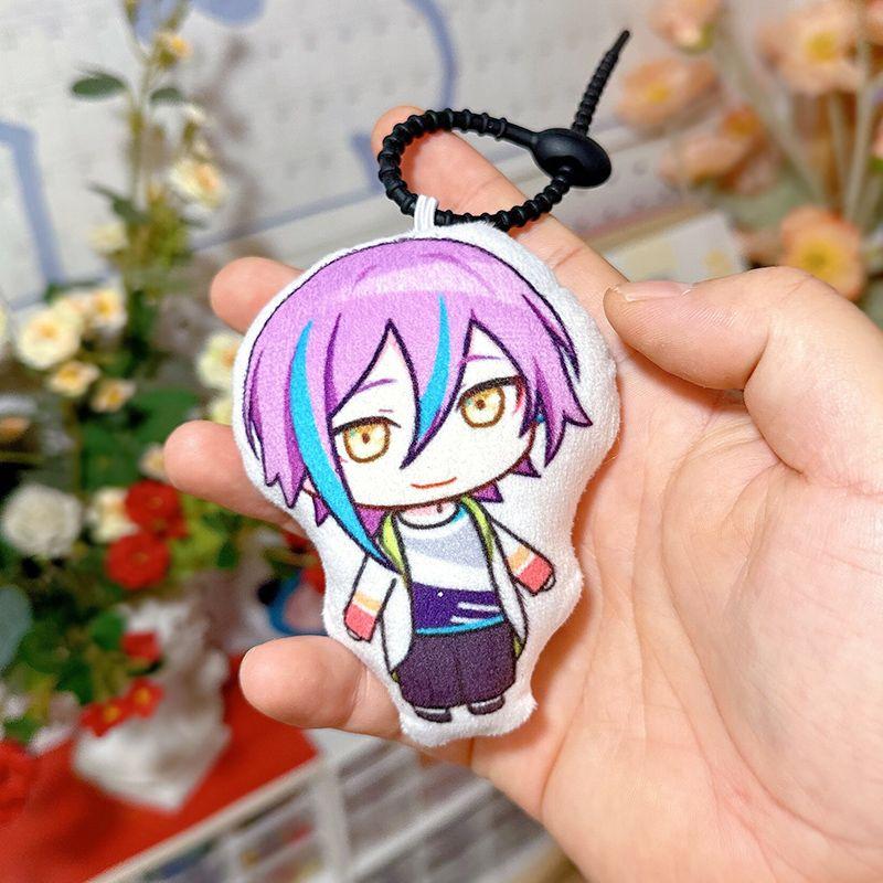 Game AKIYAMA MIZUKI Kusanagi Nene Kamishiro Rui Cosplay Keychain Plush Pendant Keyring Key Chain Bag Ornaments Accessories Gift