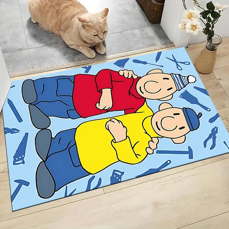 1Pc Bike Ride Adventure Carpet Rug Customizable Soft Washable Antislip Home Living Room Sofa Mats Personalized Rug 091791