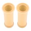 Akozon Handlebar Grips, 1" (25mm) / 1.1" (28mm) Universal Motorcycle Non-Slip Striped Vintage TPU Handlebar Grips, Fits Most Motorcycles (Beige)