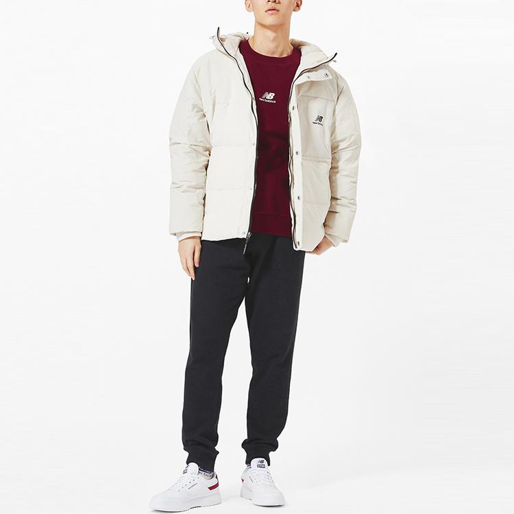 New Balance Мужская зимняя пуховая куртка NBX Белая AMJ13331-BE