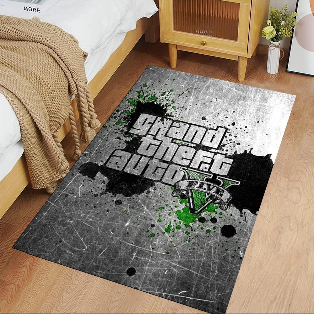 Grand Theft Auto Floor Rug Office Rug Perfect for Hallway Balcony Living Rooms Study room Anti-slip Rug Office home decor