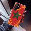 Morocco Flag Phone Case For Samsung Galaxy S23 S24 S25 Edge S26 Ultra S22 + S21 Plus S20 FE Cover Silicone Print Shell Galaxy S2