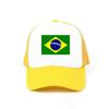 Men Women Football Brazil Team Snapback Cap 2018 Brazil Fan Soccer Sports Cap Yellow Green Brazil National Parrot Flag Hat YY456