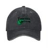 Townes Van Zandt Vintage Washed Canvas Baseball Cap with Green Guitar Logo Design Classic Fit Adjustable Hat for Music Lovers