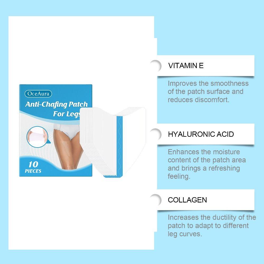 10pcs/box Invisible Leg Patch Waterproof Instant Lift Patch New Thigh Lift Tape  for Legs