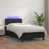 VidaXL Slat Bed Base with Mattress and LED, Upholstered Bed, Single Bed, Adult Bed for Interior Bedroom, 3134087