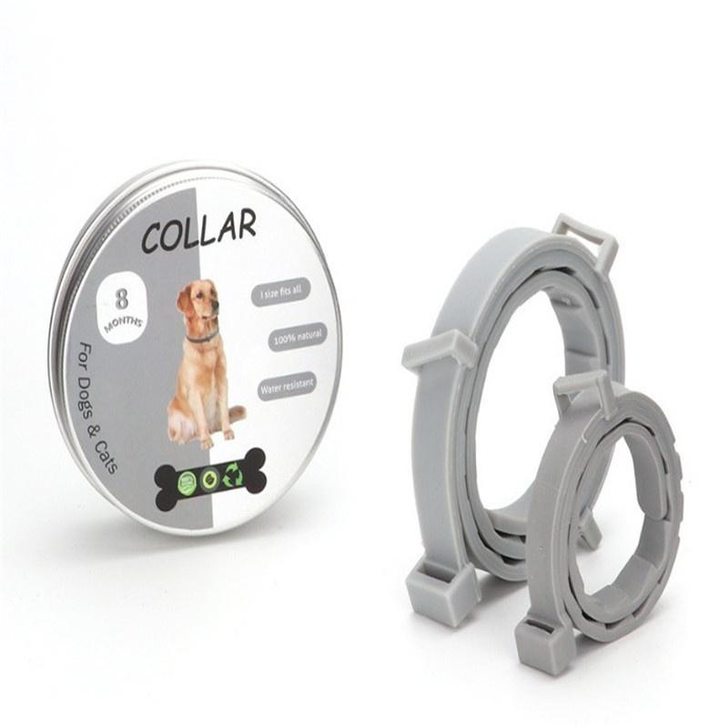 Spring and Summer Cats and Dogs Anti-flea Lice Adjustable Pet Silicone Insect Repellent Collar (aluminum Boxed)