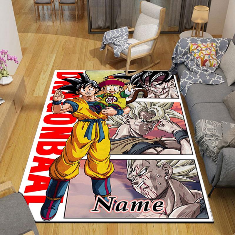 Custom 1Pc Dragon Ball Z Battle Rug Office Carpet Indoor Outdoor Entrance Doormat Nonslip Soft And Comfortable Living Room D291543