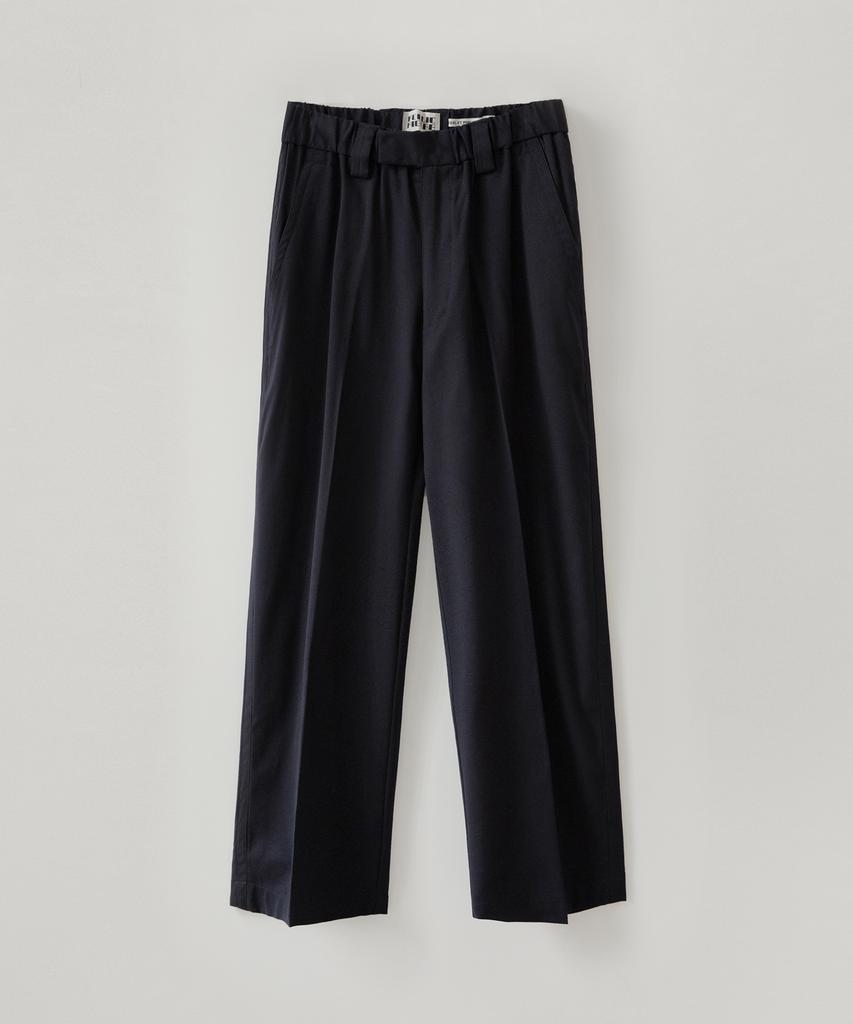 PUBLICFIGURE Wool Blend Easy Pants_Navy