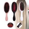 1Pc Oval Boar Bristle & Nylon Hair Comb Mini Anti-Static Hair Scalp Massage Comb Hairbrush Salon Hair Brush Styling Tool