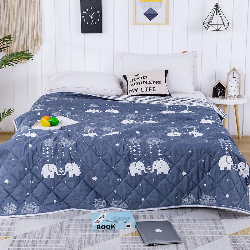 Летнее прохладное одеяло с кондиционером, двухслойное летнее детское тонкое одеяло, весеннее и осеннее одеяло, основа