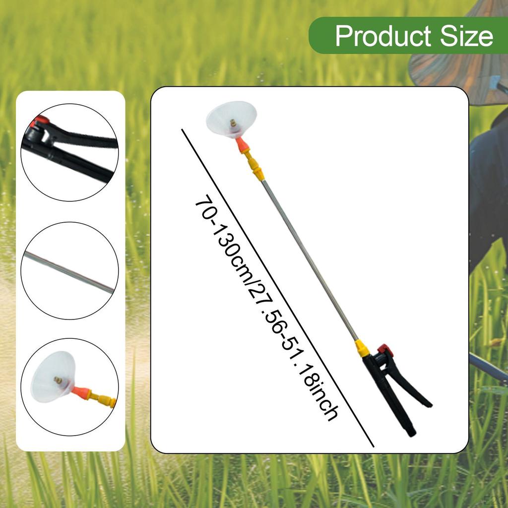 Выдвижная штанга-распылитель Садовый аксессуар 70см-130см Удлинение для использования на открытом воздухе