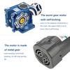 AC220V 90W Self Locking Worm Speed Adjustable CW CCW Gear Motor with Governor (15K)