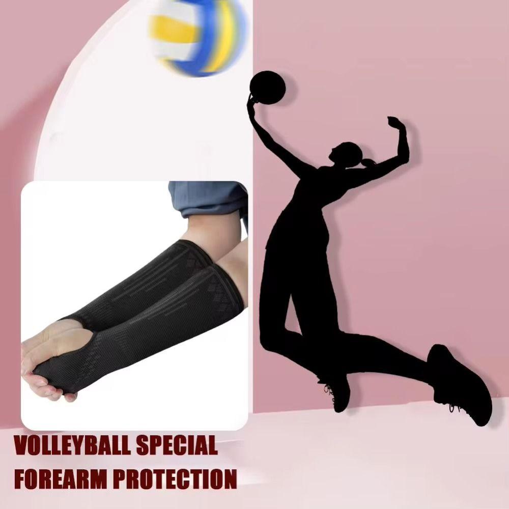 1Pair Sweat-absorbent Sports Wristbands Breathable Volleyball Wristbands Drive