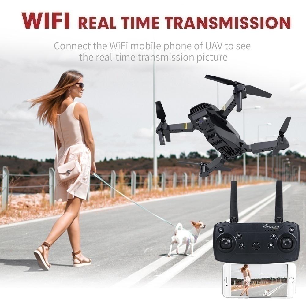 New Remote Control Drone E58 HD Wifi FPV Dual Camera Aerial Photography Quadcopter Toy Gift for Kids