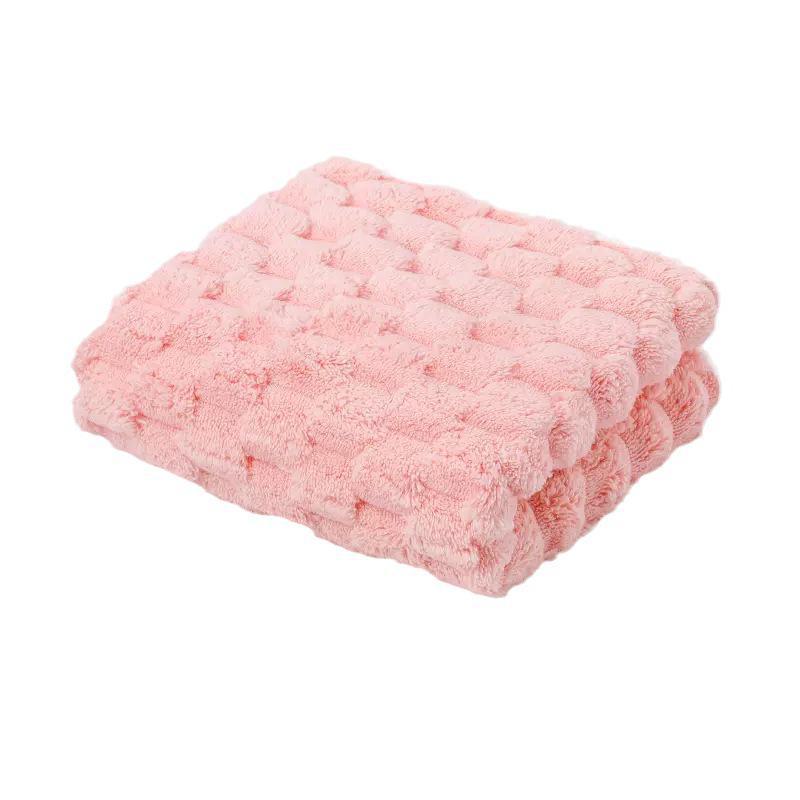 Полотенце для рук Cloud Grid Coral Fleece Super Absorbent Cute Hanging Hand Towel