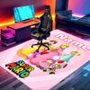 Custom Name Personalized Princess Peach Toadstool Print Carpet, Versatile Home Decor Rug, for Playroom, Apartment, Balcony, Entryway, Hallway Gift