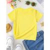 European size Girls round-neck short-sleeved T-shirt with unique English patternsWSL Girl STAY Wild MOON CHILD