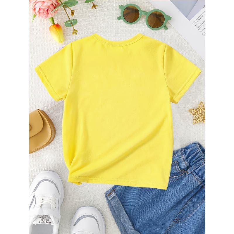 European size Girls round-neck short-sleeved T-shirt with unique English patternsWSL Girl STAY Wild MOON CHILD