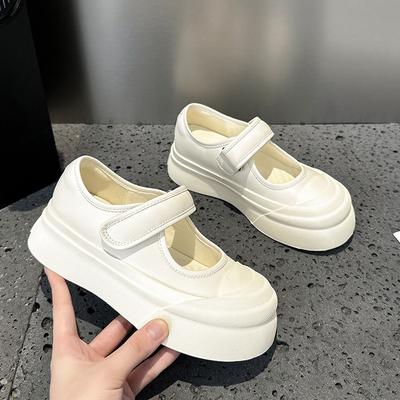 Женская обувь лето новая платформа модные туфли Мэри Джейн повседневная спортивная универсальная парусиновая обувь женская