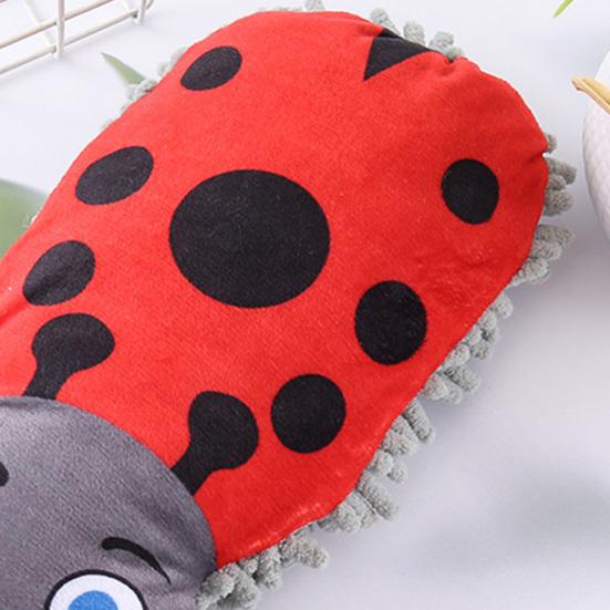 Yousheng Mop Insect Squeaky Plush Dog Toy Ladybug Caterpillar Shape Stuffed Crinkle Puppy Chew Toy for Small Dogs