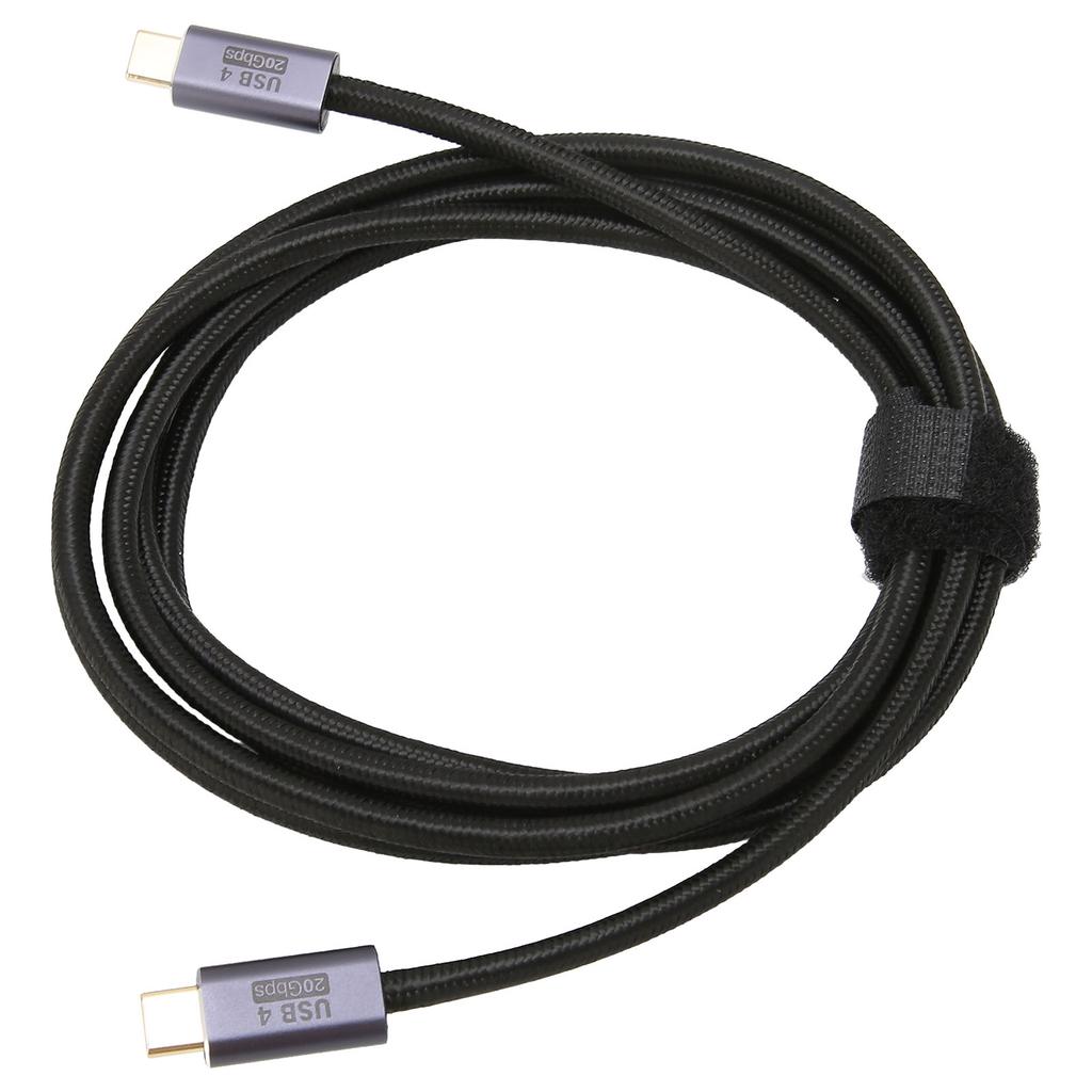 USB4 Data Cable High Speed 20Gbps Type C 8K60Hz Data Cable for Laptops Tablets Cell