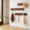 Настенный крючок-вешалка для одежды из массива черного ореха