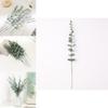 Plastic Eucalyptus Branches For Photography Props Garden Decor And Party Arrangements