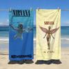 Полотенце Band N-Nirvana-S Спортивное Быстросохнущее Туристическое Снаряжение для Кемпинга Песозащитное Мягкое Легкое Большое Пляжное Полотенце