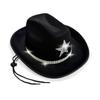Rhinestone Summer Sun Hat Sparkling Kids Bucket Hat Cool Western Cowboy Hat  Dress-Up