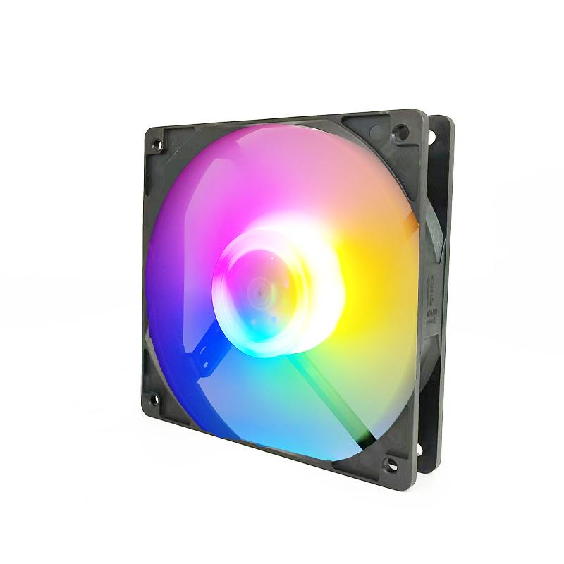 12 см RGB LED ультра-тихий вентилятор охлаждения корпуса настольного компьютера