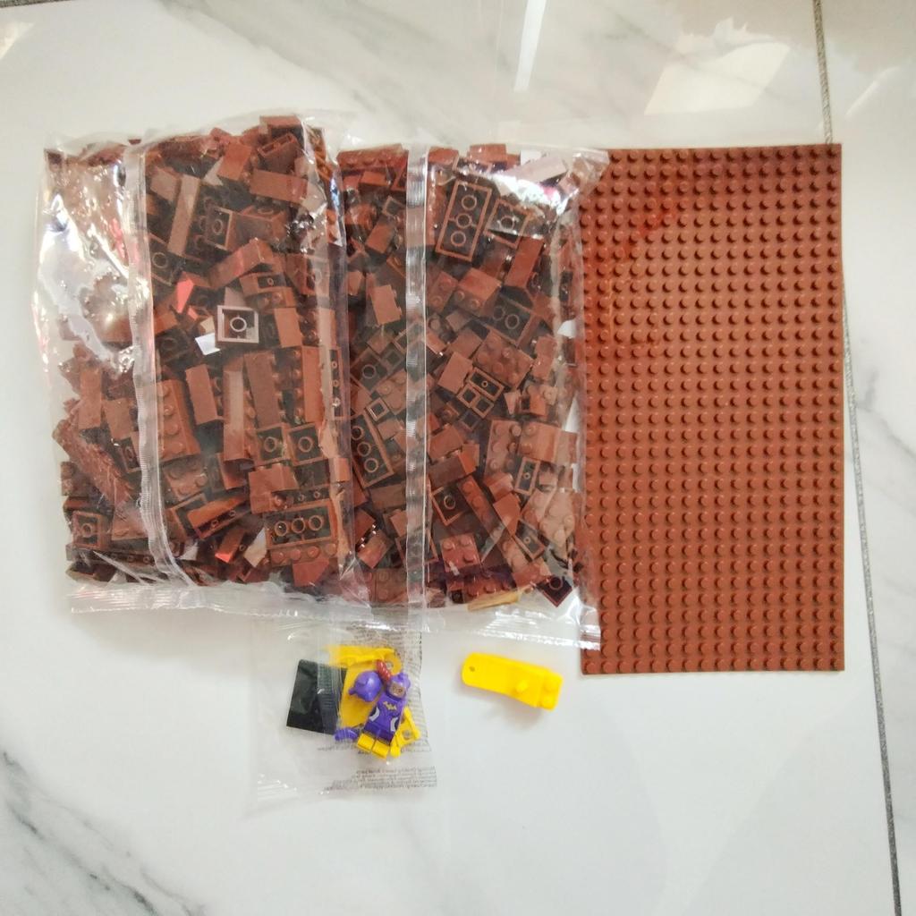 Building Blocks Hybrid Particles520g Bulk 17Colours DIY Toys for Children Free Base Plate Jigsaw Puzzle