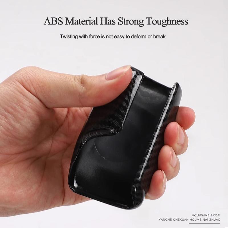Carbon Fiber Car Shift Lever Cover Sticker Decorative Accessories For Volvo XC60 XC40 XC90 S60 S90 V60 V90 Promotion Hot Sale