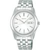 Seiko Selection SCXC007 Мужские Унисекс Кварцевые Часы Белый Циферблат Нержавеющая Сталь Дата День Недели Календарь