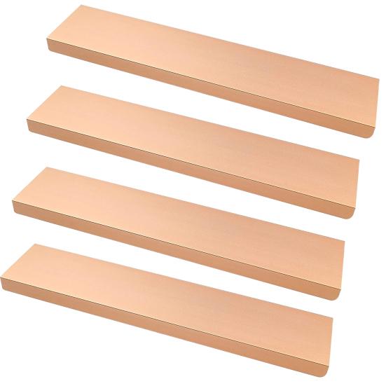 4 шт. скрытые ручки для шкафа, полированная поверхность, простая установка, невидимые ручки для мебели, ручки для шкафа