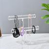 Jewelry Rack Stable Base Multi-Tier Space-saving Keep Organized Jewelry Storage Acrylic Hairband Watch Necklace T-bar Display Stand Jewelry Accessory