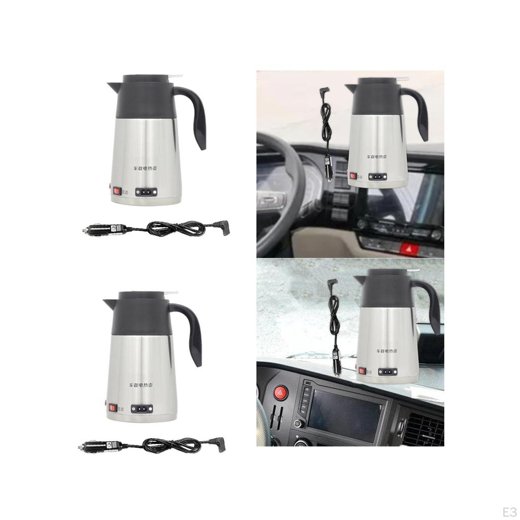 Автомобильный электрический чайник 1,2 л портативный для воды для кемпинга на открытом воздухе