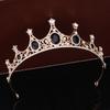 Baroque Bride Wedding Crown Tiara Wedding Dress Accessories Exquisite Alloy Rhinestone Crown Hair Accessories