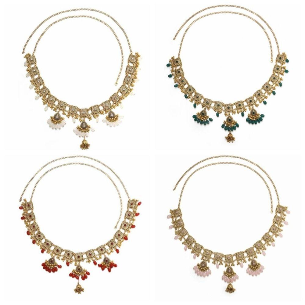 Metal Ethnic Style Belt Beads Body Chain Waist Seal Tassel Belly Chain  Festive