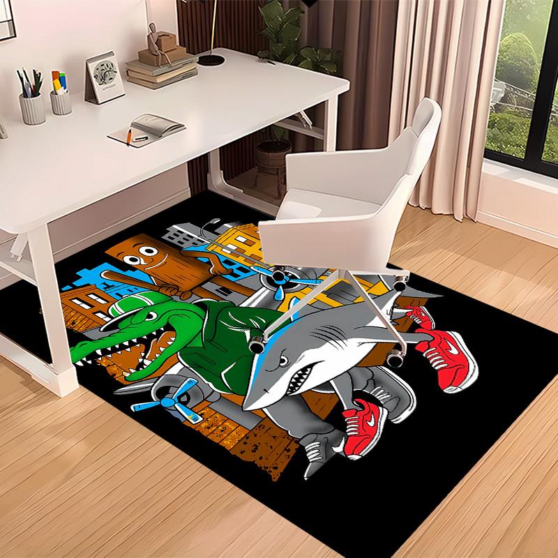 Italian Brainrot characters2 Printed Absorbent Washable Carpet, Non-Slip Bathroom Mats, Kitchen Rugs, Yoga Mat,Living Room Entrance, Camping Picnic Ru